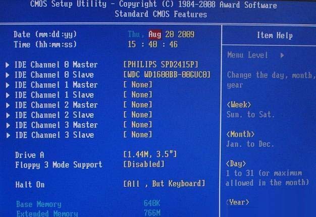 bios时间怎么修正